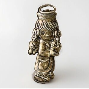 Vintage PMI Sterling Silver 925 Precious Moments Girl Child Angel Brooch Pin